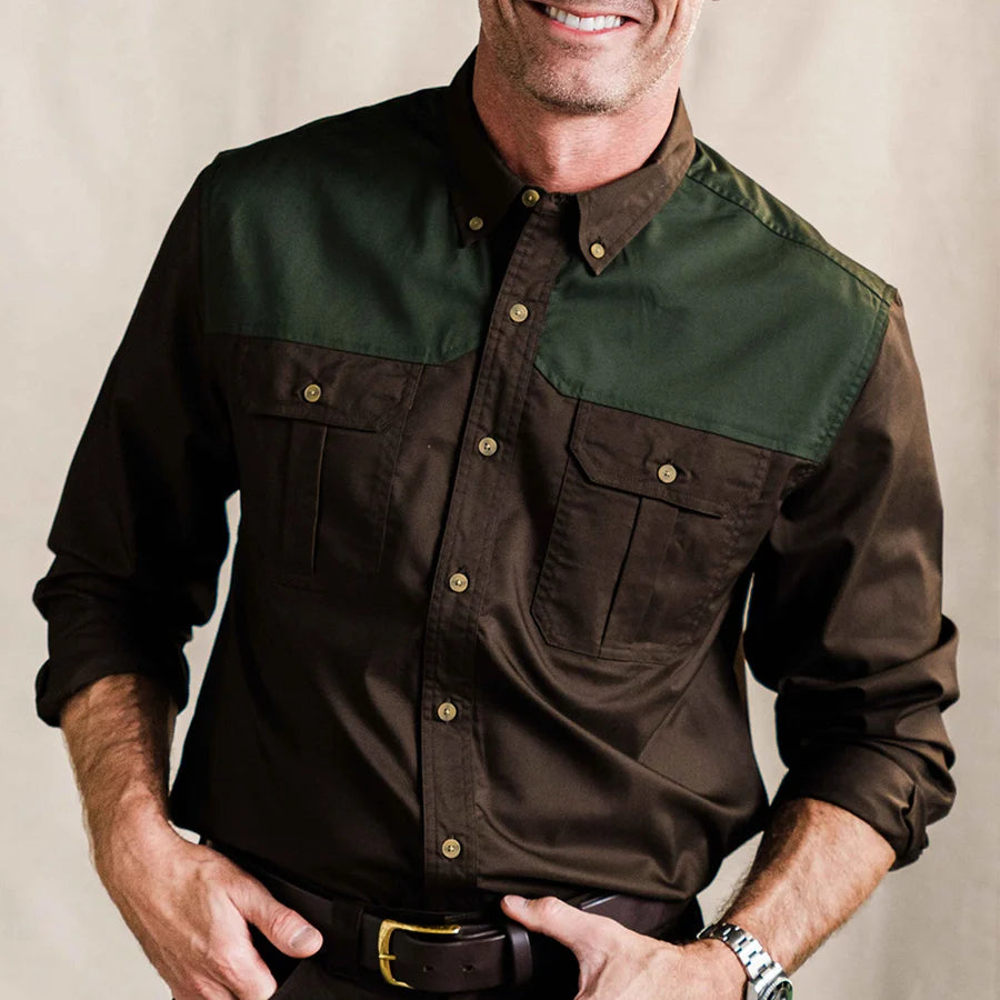 TSG | Airetex™ Midweight Field Shirt in Rustic Olive/Forest