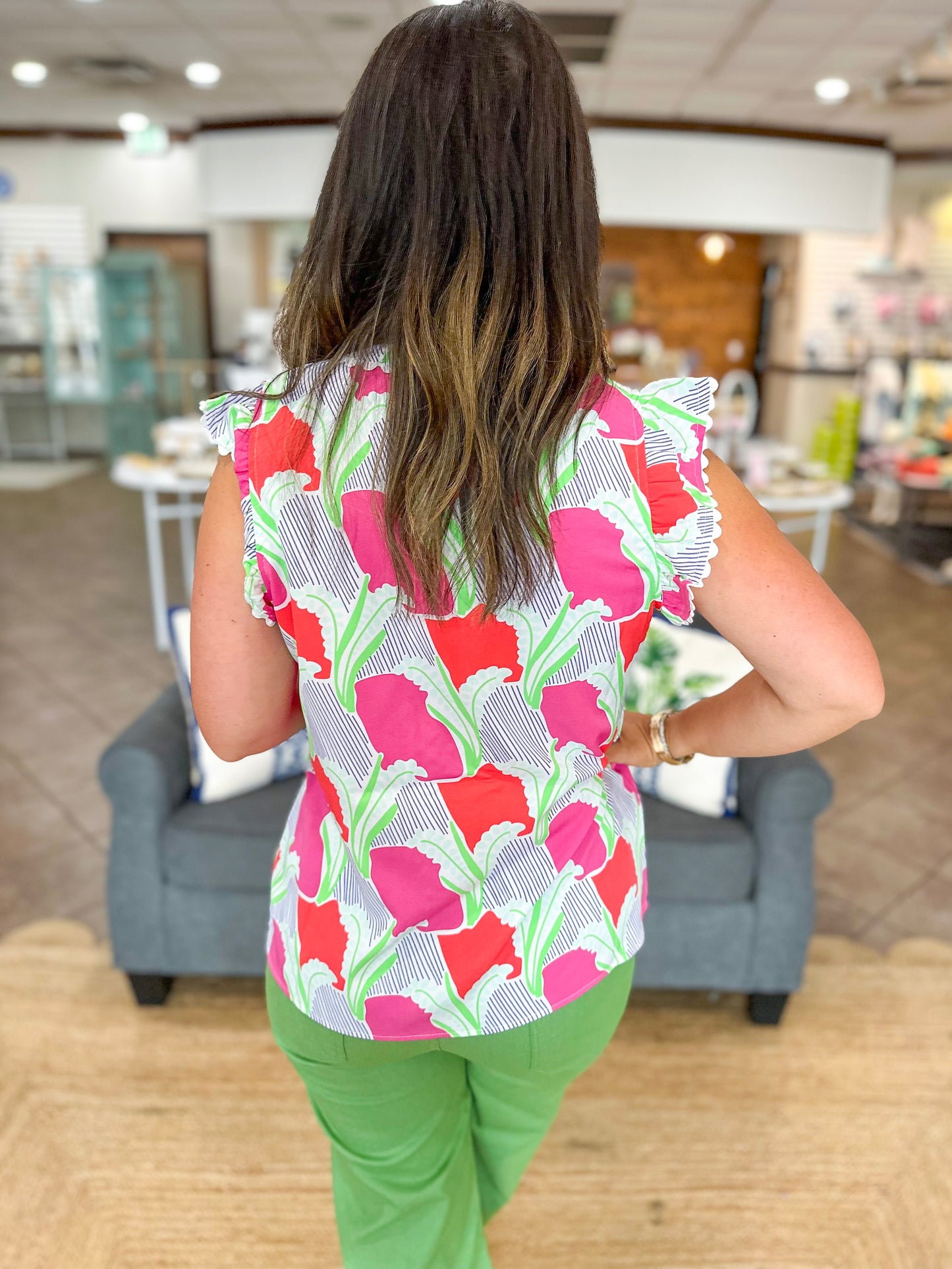 Mary Square Kira Top | Color Me Sweet Coral
