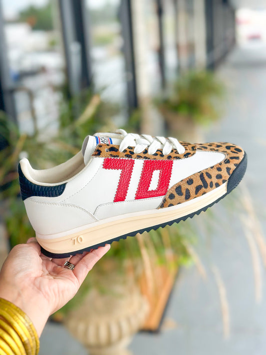 Back 70 Barkley Sneakers in White Pony Camel