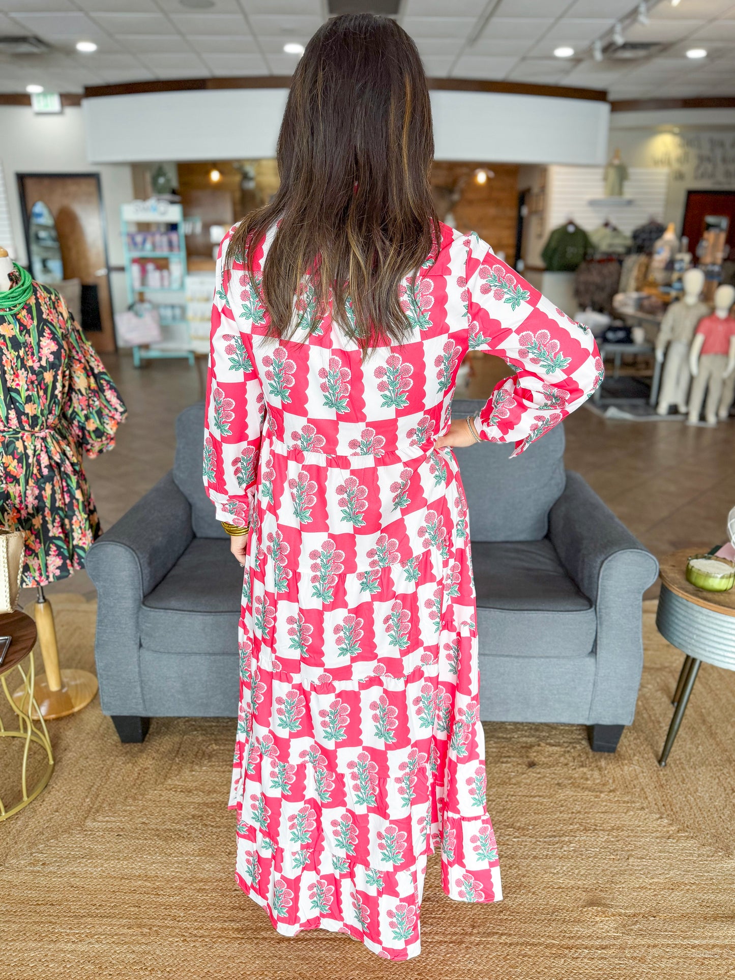 Garden Party Maxi Dress in Pink