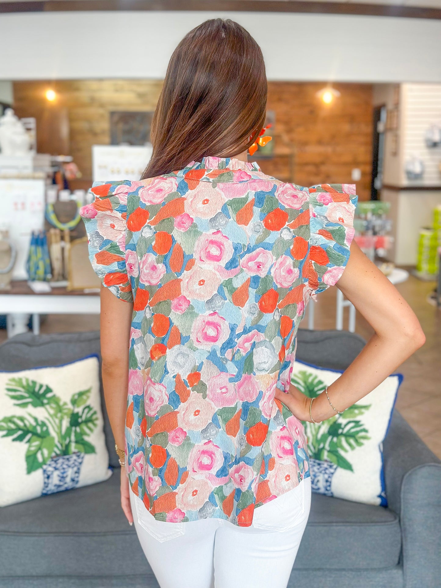 Blooming Statement Floral Top
