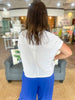 The Olivia Round Neck Tee in White