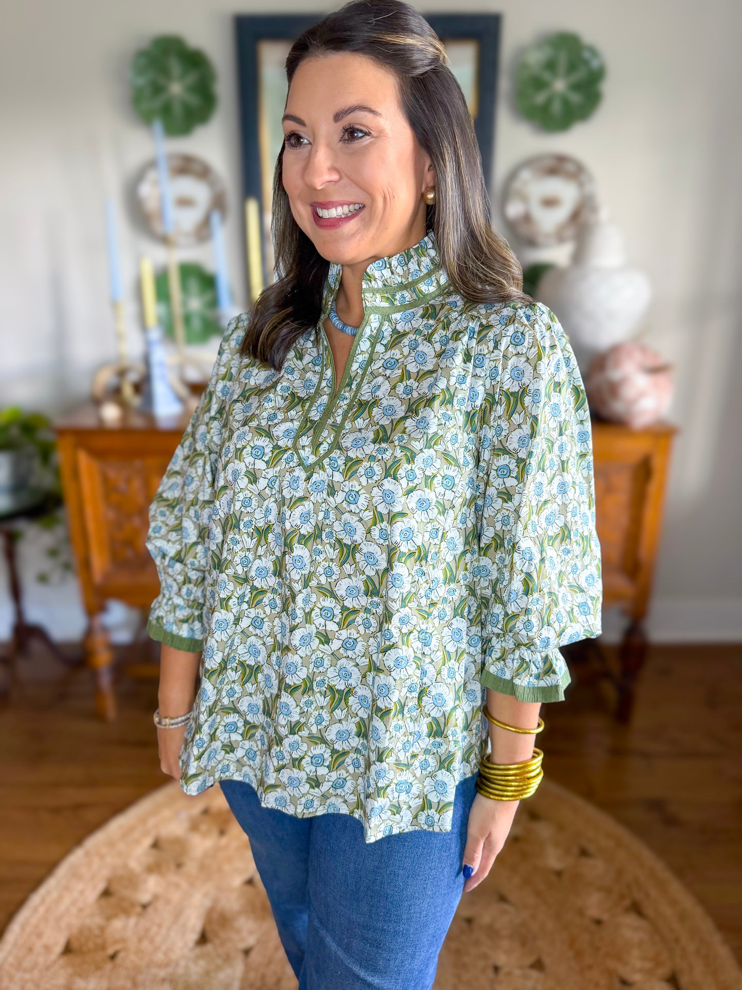 Clara Floral Top