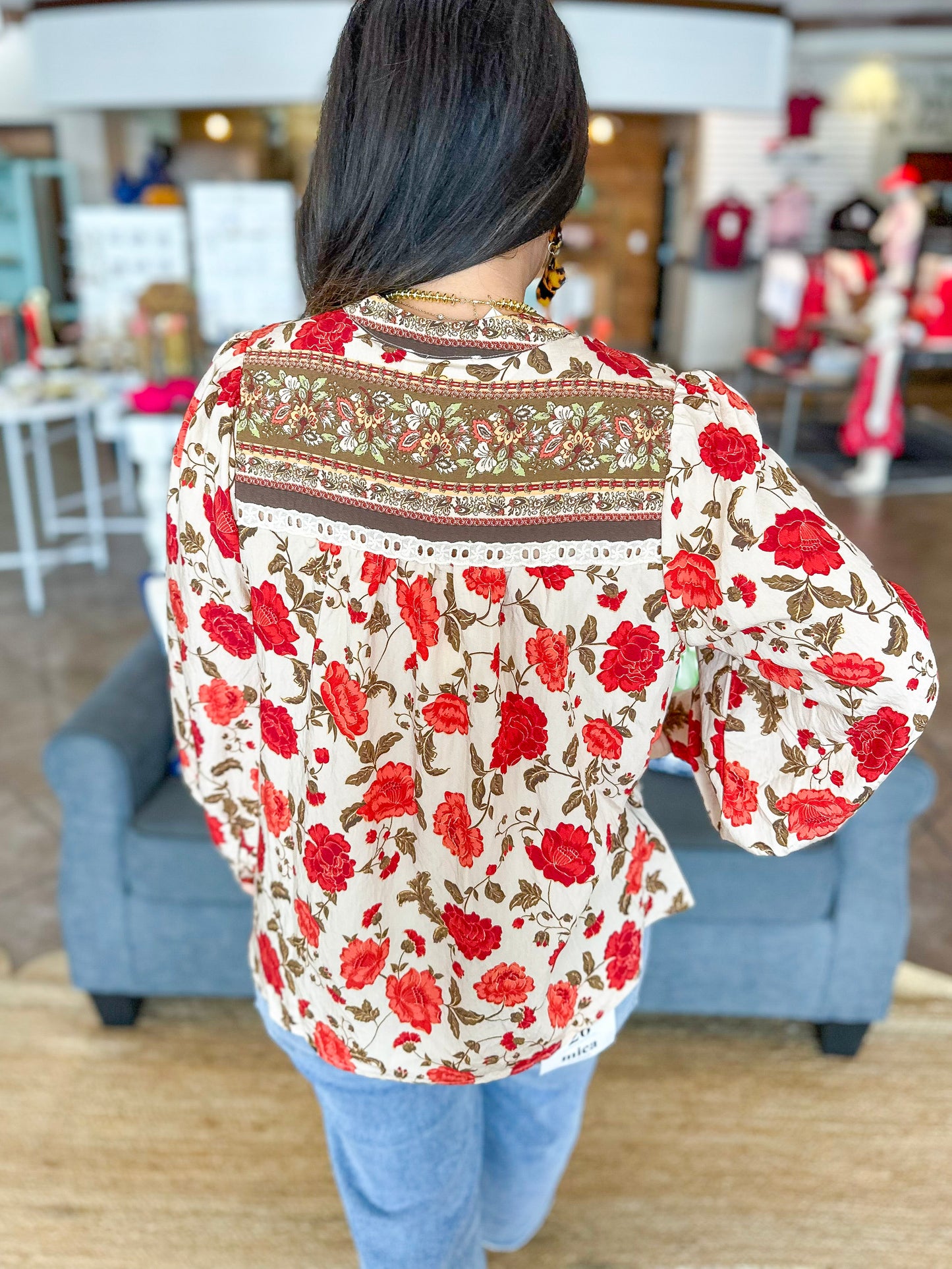 Falling Into Beauty Top