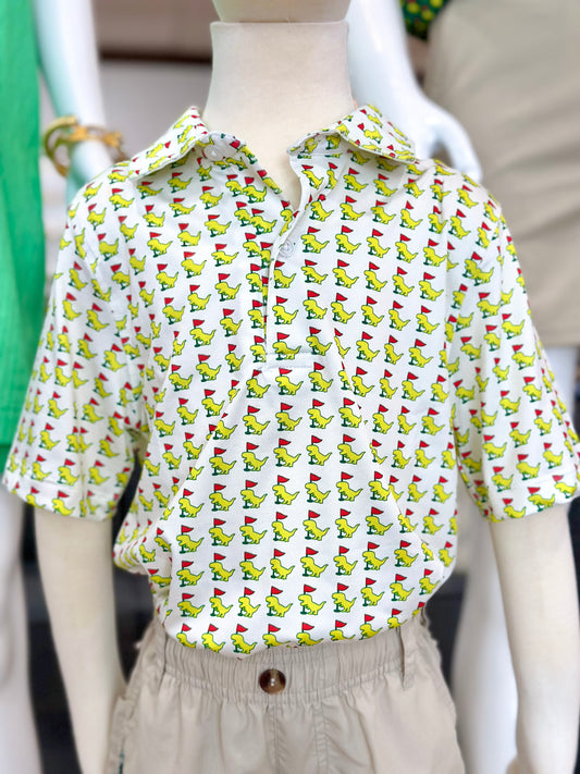 AutiLove Youth Master's Performance Polo in White