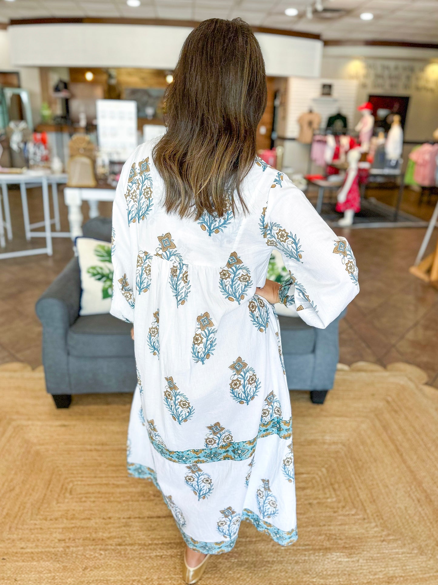 Victoria Dunn East Bay Maxi in Golden Dawn