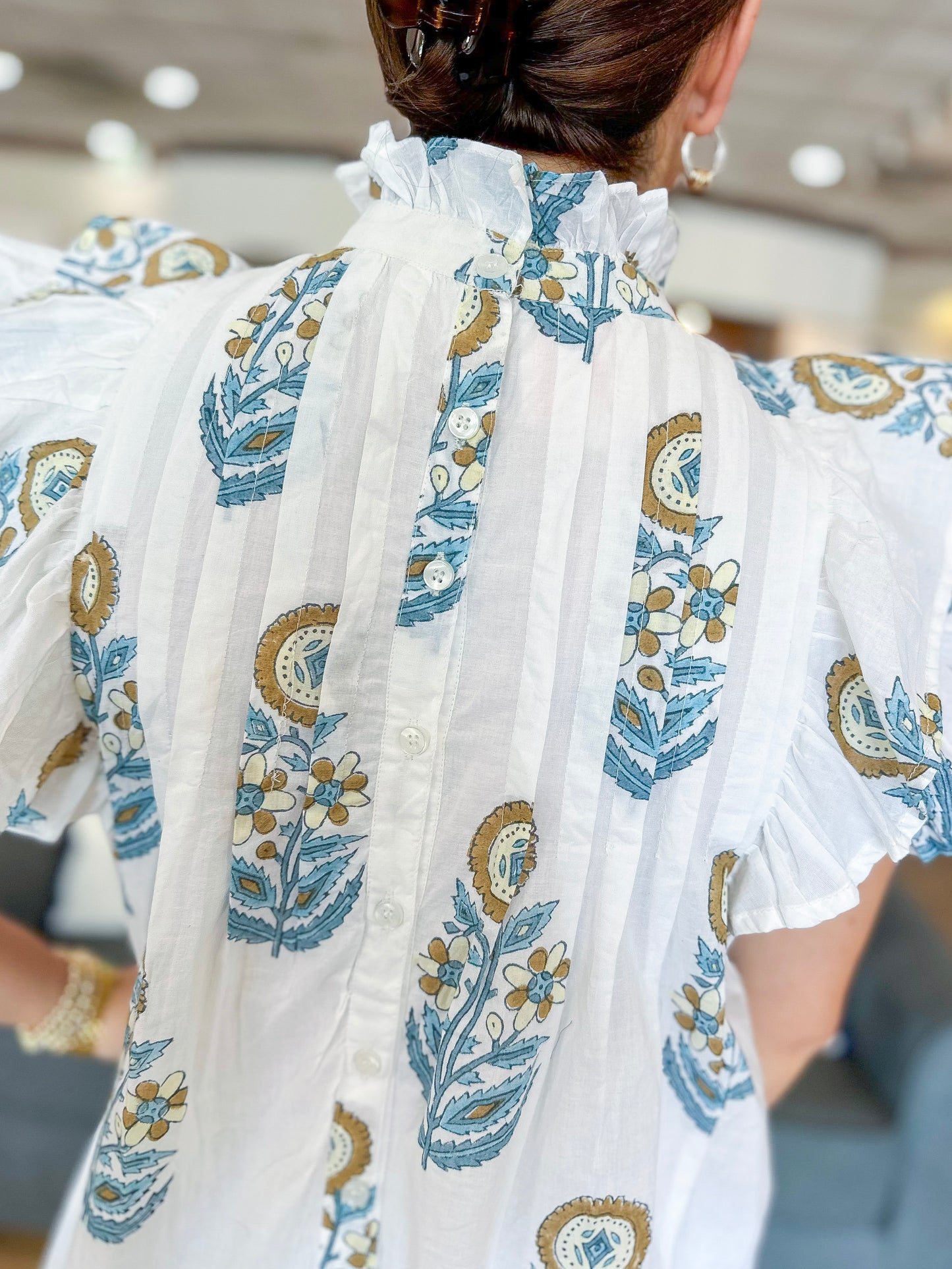 Victoria Dunn Jasmine Blouse in Java