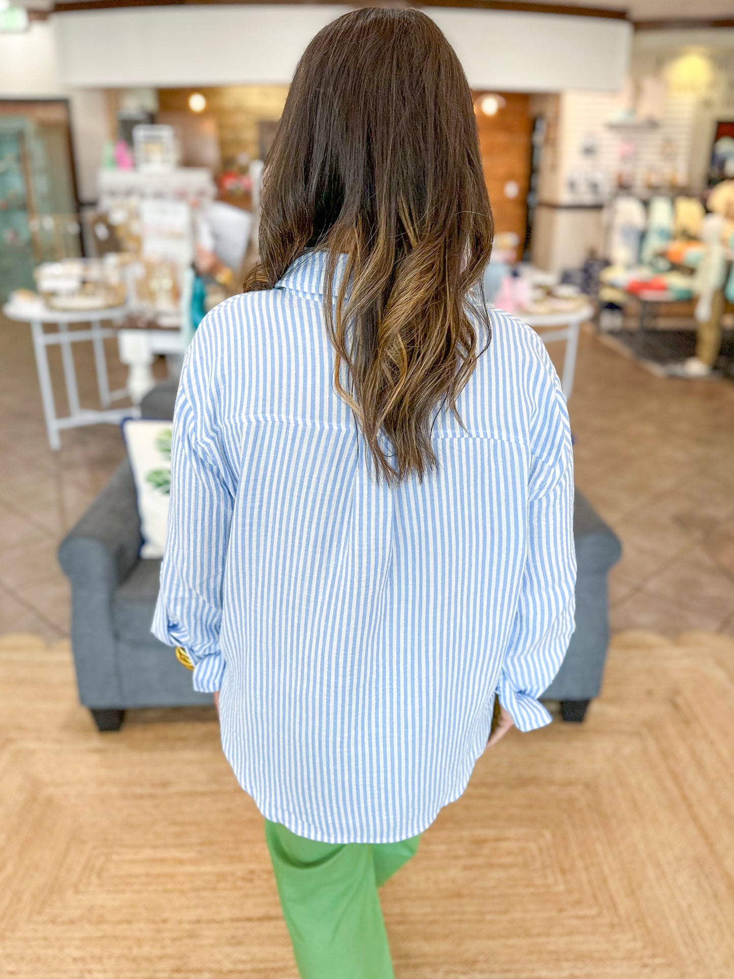 Sunshine On My Mind Top in Blue