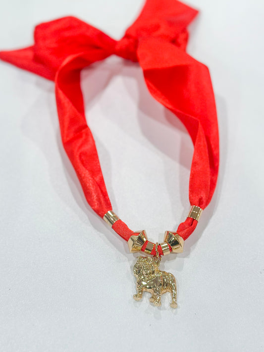 The Sideline Scarf Pendant Necklace