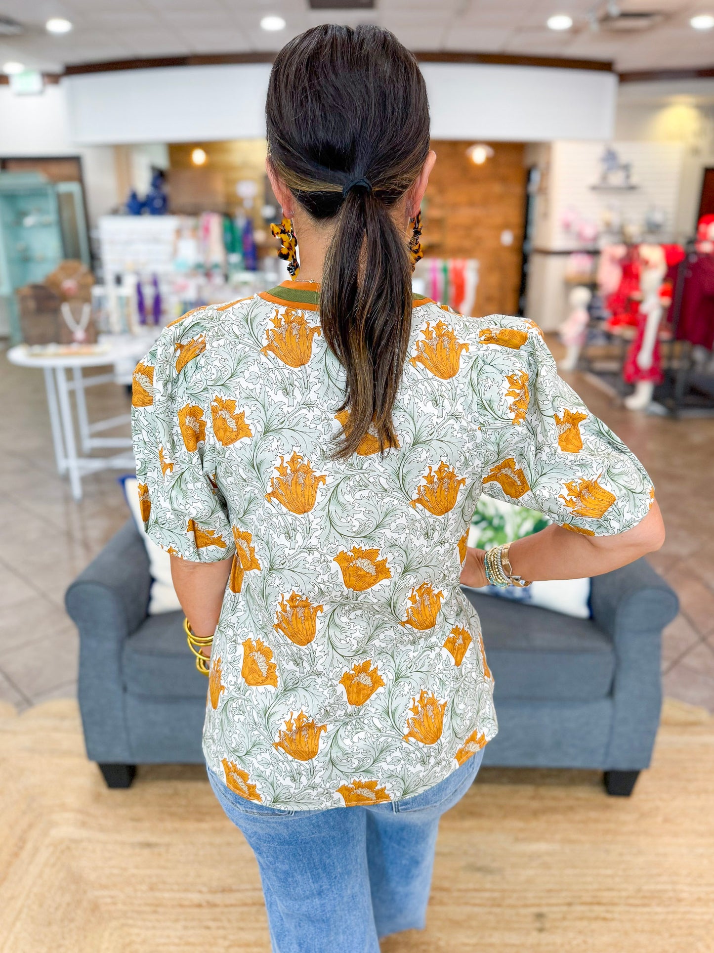 Golden Hour Floral Top