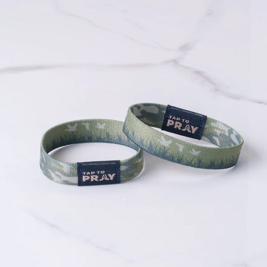Tap to Pray Wristband - Waterfowl Camo