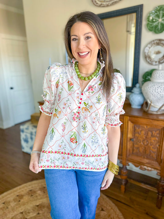 The Primrose Garden Top