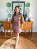 Autumn Bloom Mini Dress