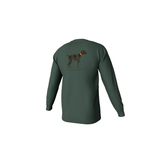 Southern Point Greyton Detail Long Sleeve Pocket Tee