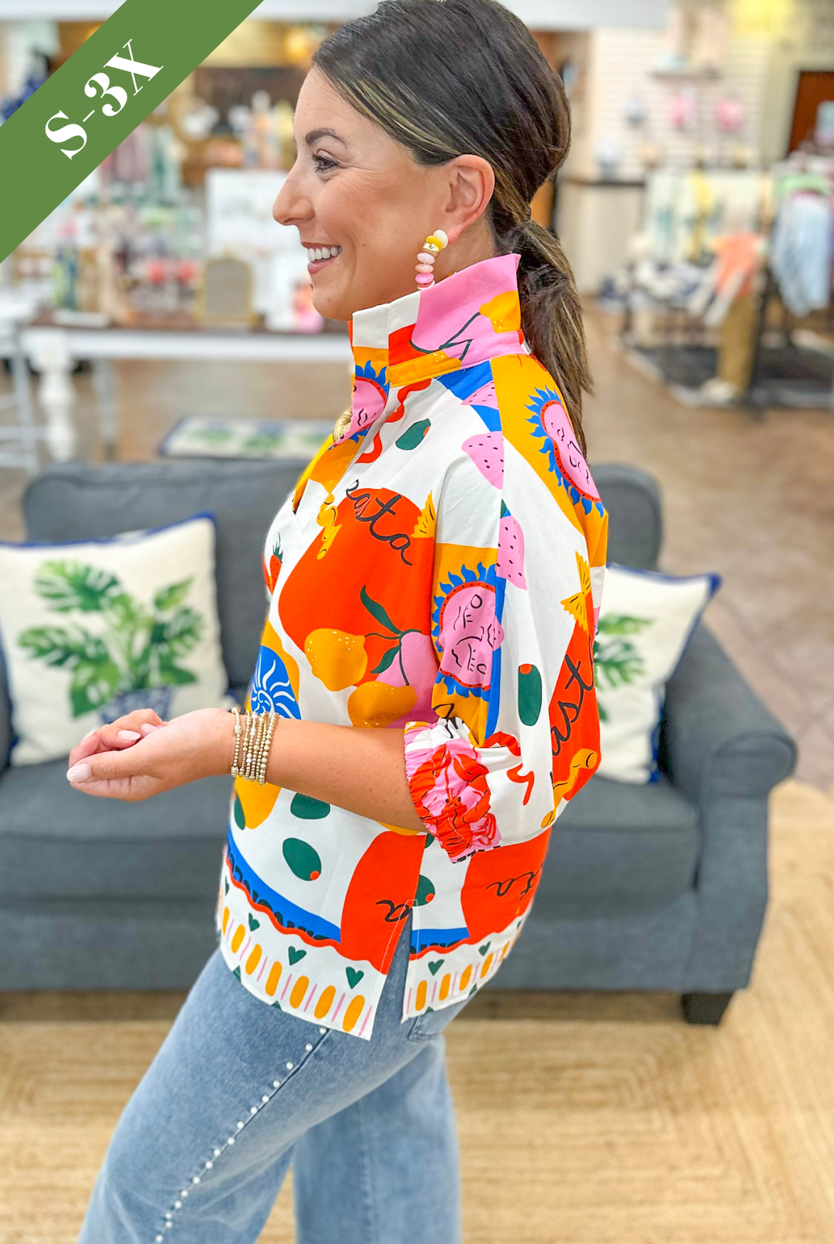 Adrienne Sloan Top in Sicily Calls