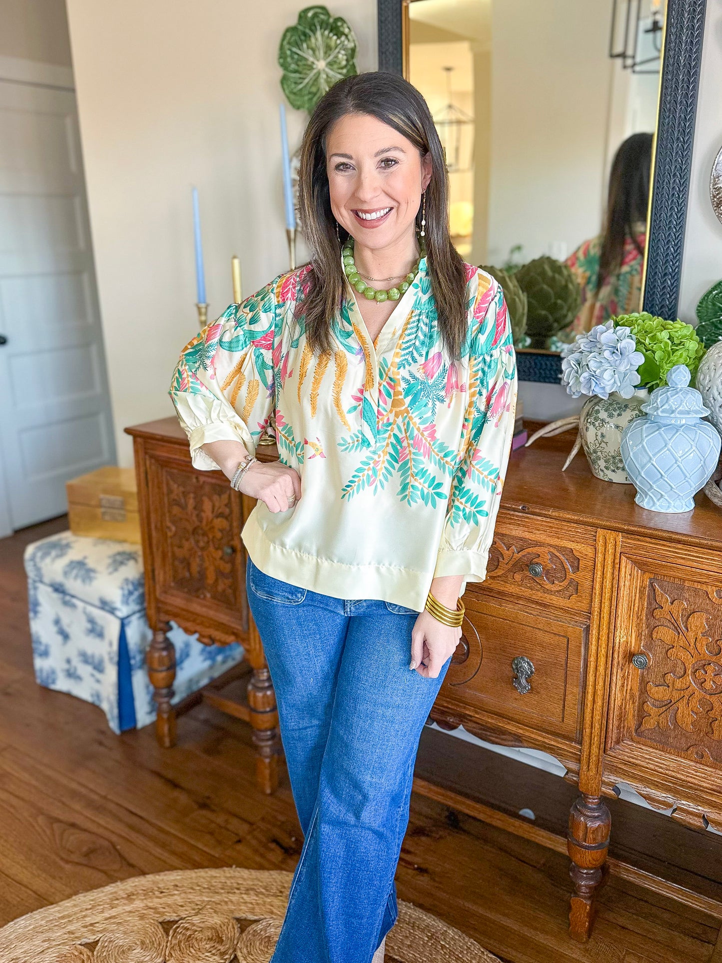 The Palm Grove Blouse