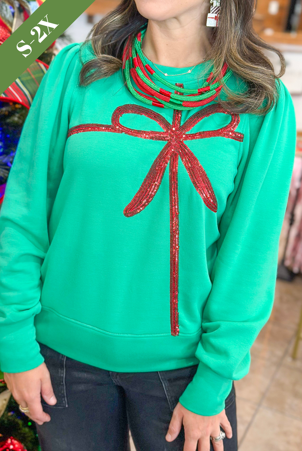 Mary Square Kelly Sweatshirt in Gift