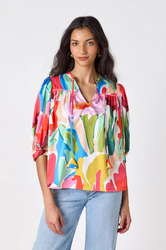 Crosby | Figgy Top in Painted Petals