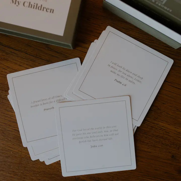 Prayers for My Children Prayer Card Set