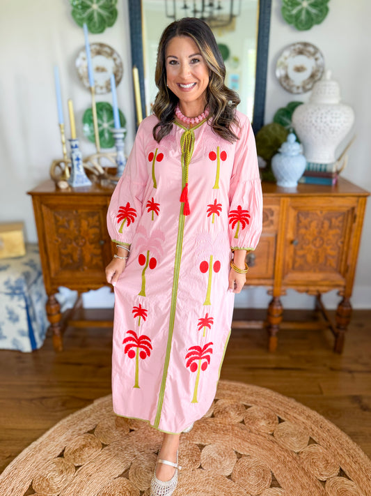 Victoria Dunn Esme Dress in Pink Petals
