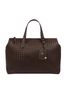 Katie Loxton | Milan Hand Woven Cabin Bag in Chocolate