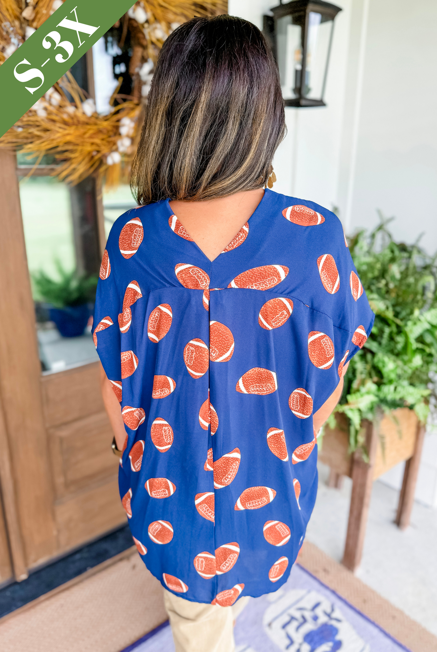 The Willow Top in Go Navy