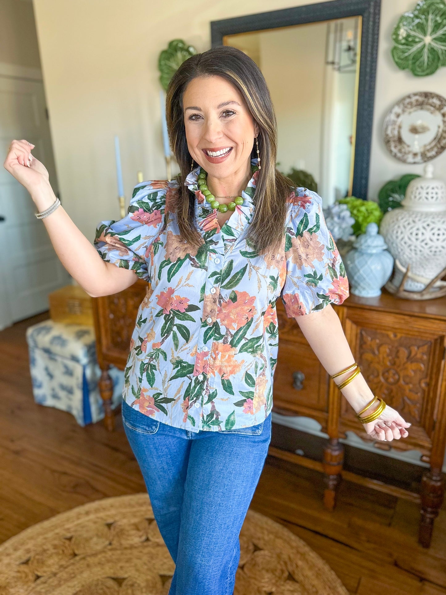 The Vera Floral Top