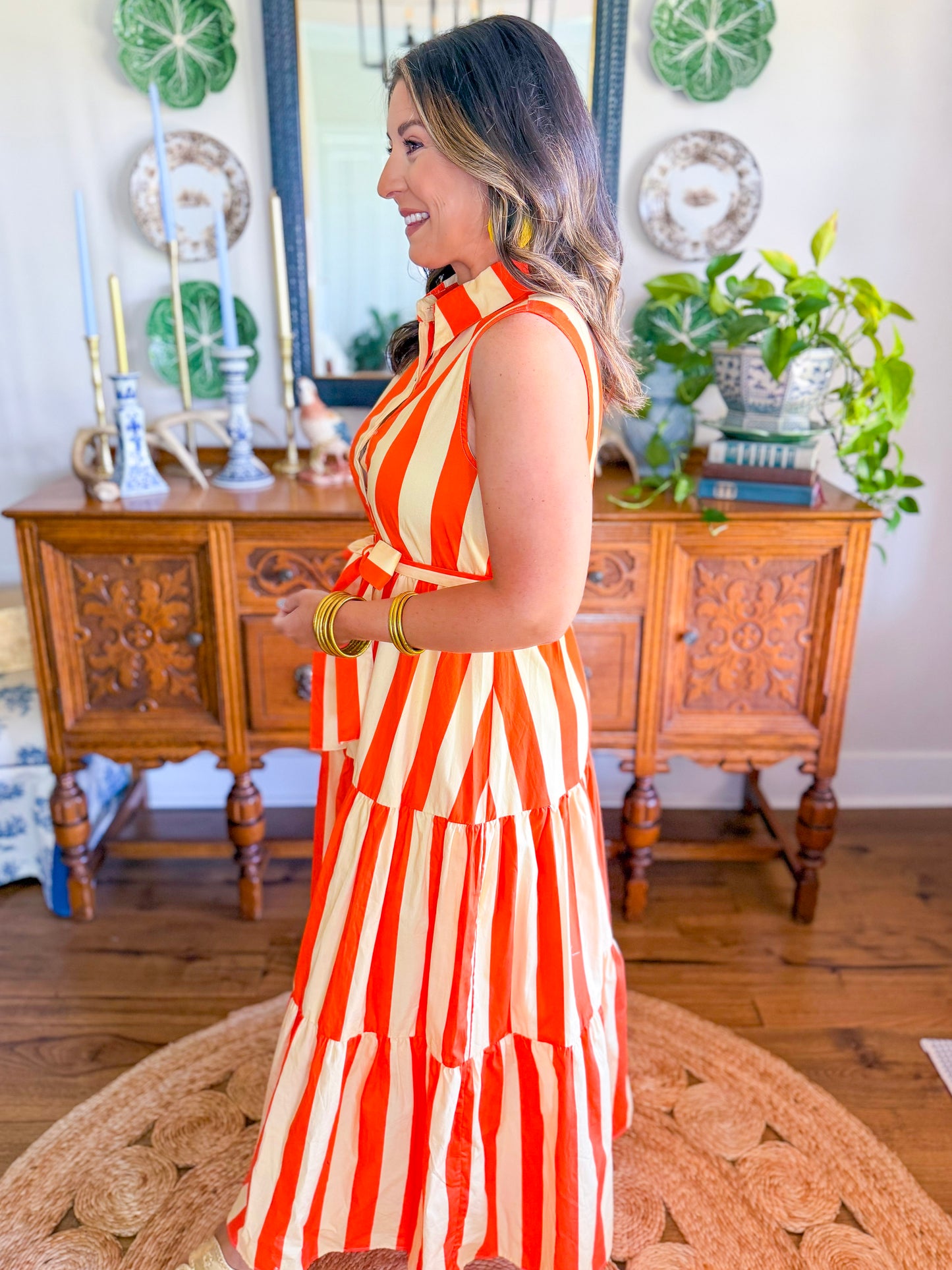 Sunshine Stripe Maxi Dress