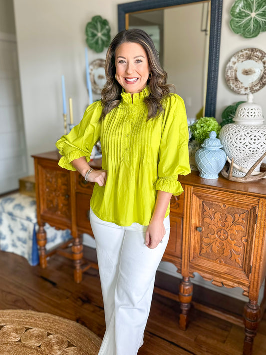 The Chartreuse Charm Top