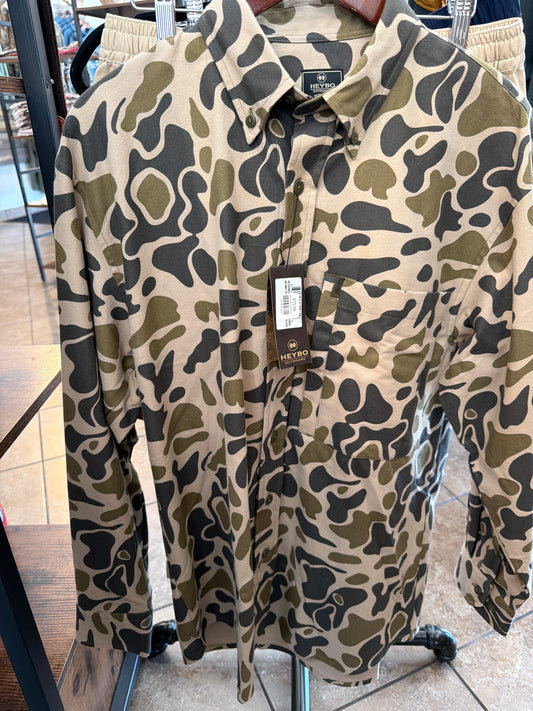 Stonecamp Flannel in Traditions Olive Camo