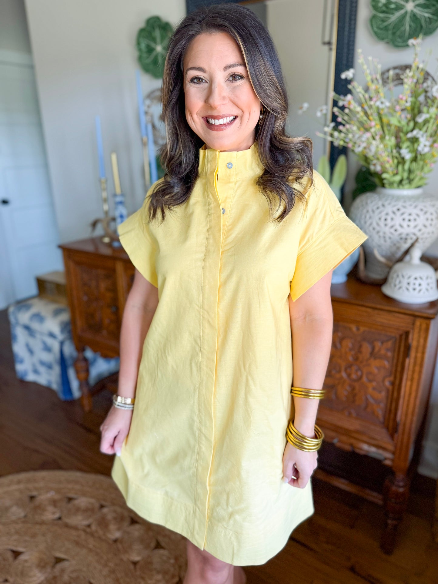 The Middleton Dress in Yellow