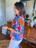 Raya Top in Capri Blossoms