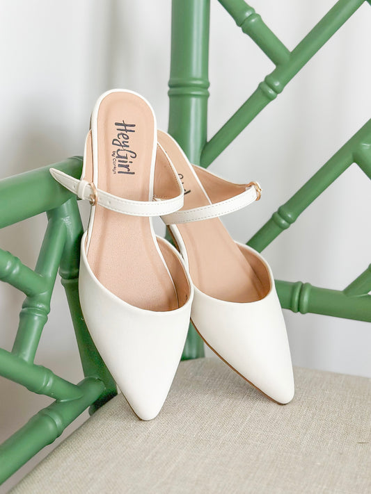 Corkys Wanna Grab Drinks Mule in White