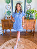 Blue Tide Shift Dress