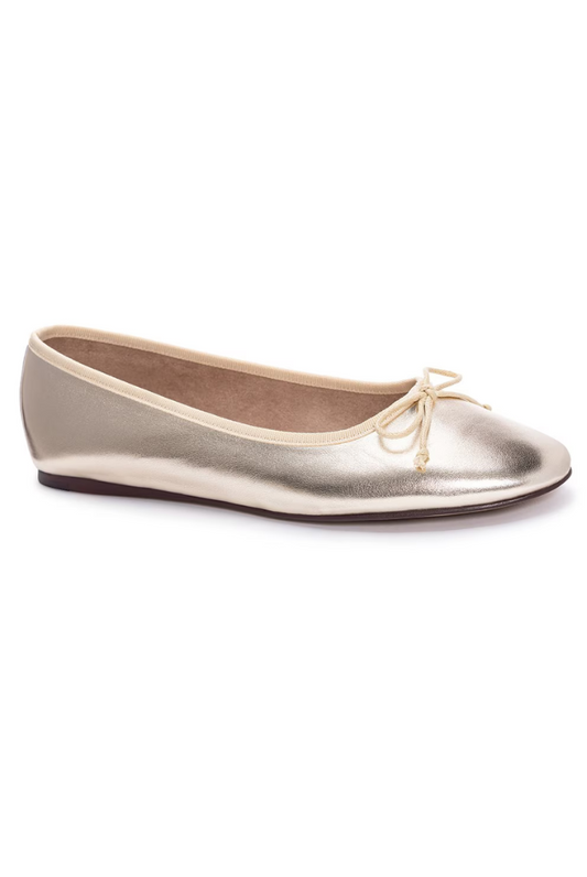 Chinese Laundry Audrey Ballet Flat in Gold