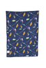 Hook Line & Sinker Waffle Sports Towel Navy/Multi