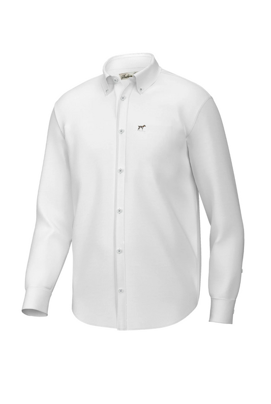 Southern Point Hadley Classic Long Sleeve Button Down in White