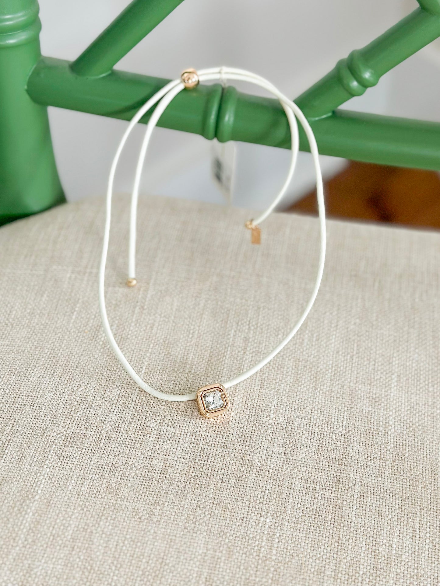 Smith & Co. Jewelry | Leather Cord Necklace in Coconut