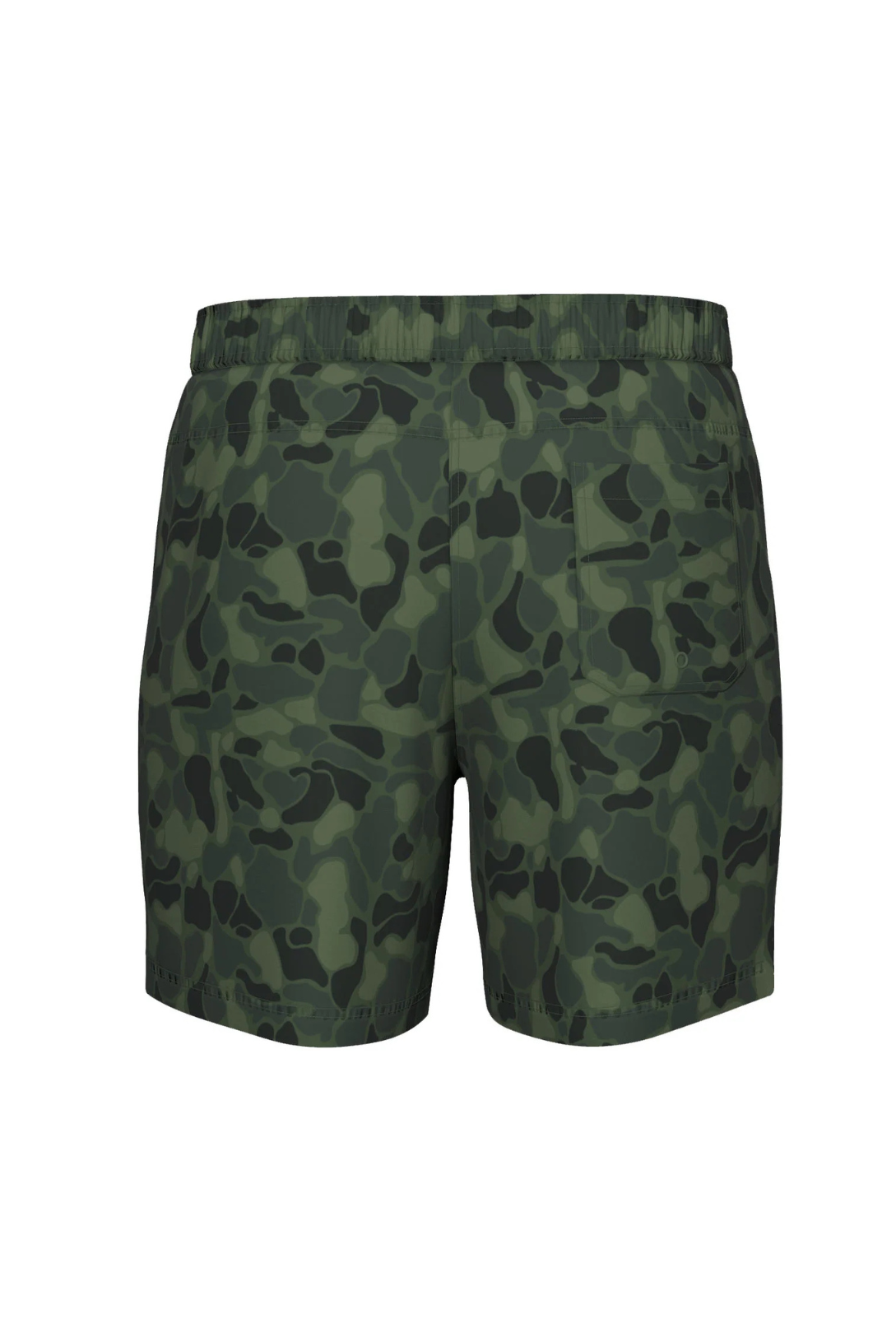 Southern Point Sun Washed Short in Camo Green