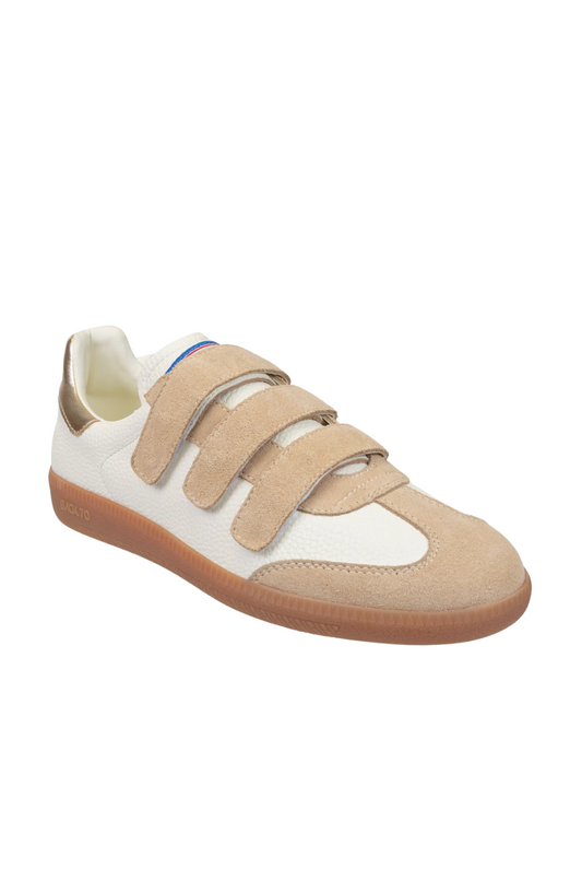 Back 70 Mias in White Beige Sneakers