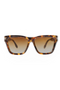 Mary Square Jordan Sunglasses | Brown Tortoise
