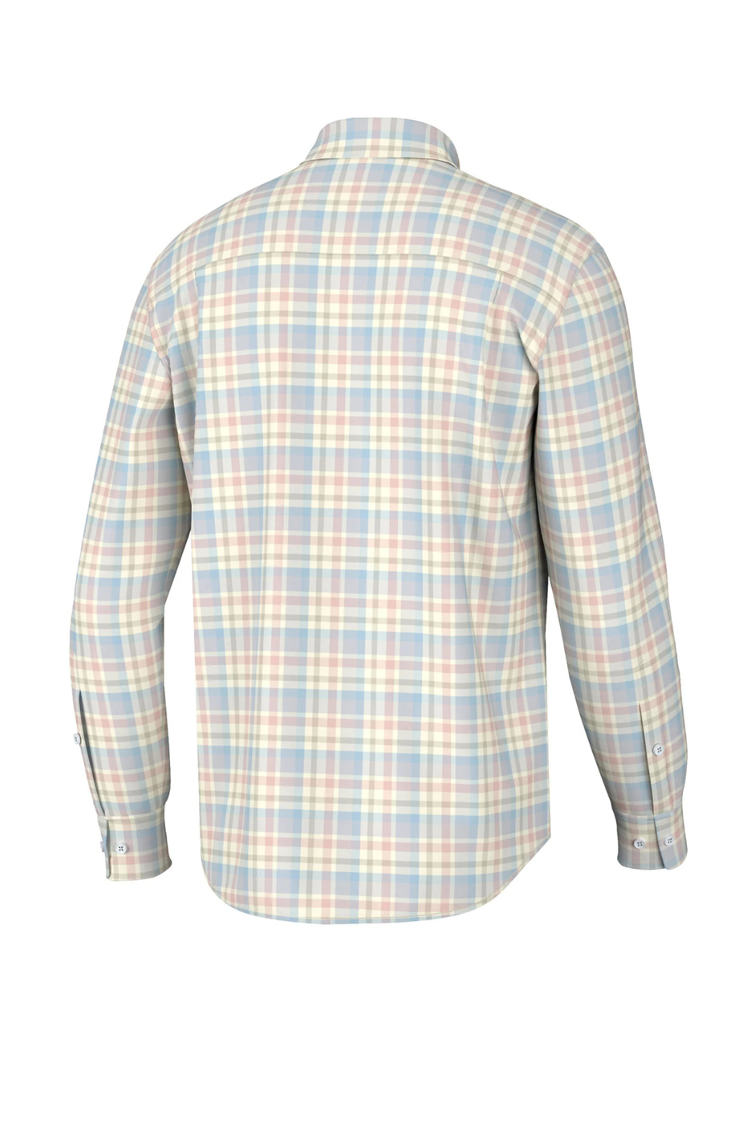Southern Point Hadley Luxe Lite Long Sleeve Button Down in Garrison Plaid