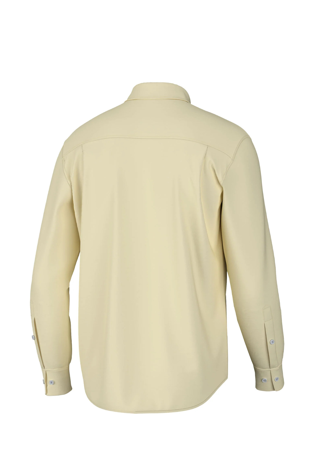 Southern Point Hadley Classic Long Sleeve Button Down in Solid Sunshine