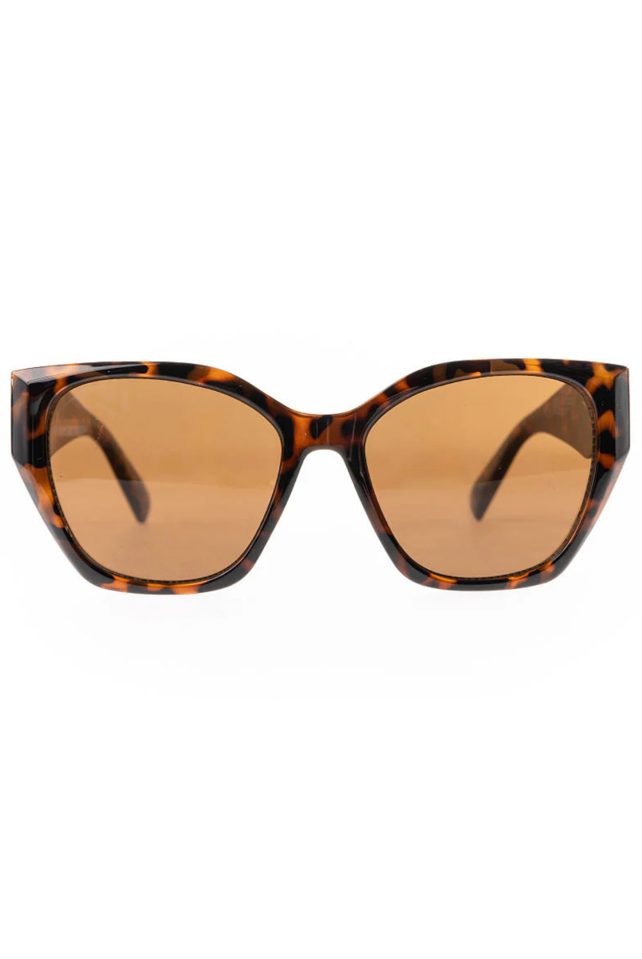 Mary Square Katie Sunglasses | Brown Tortoise