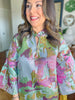 Brianna Cannon Caftan in Splash of Spring Metallic