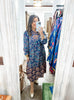 The Indigo Isle Midi Dress