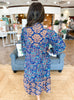 The Indigo Isle Midi Dress