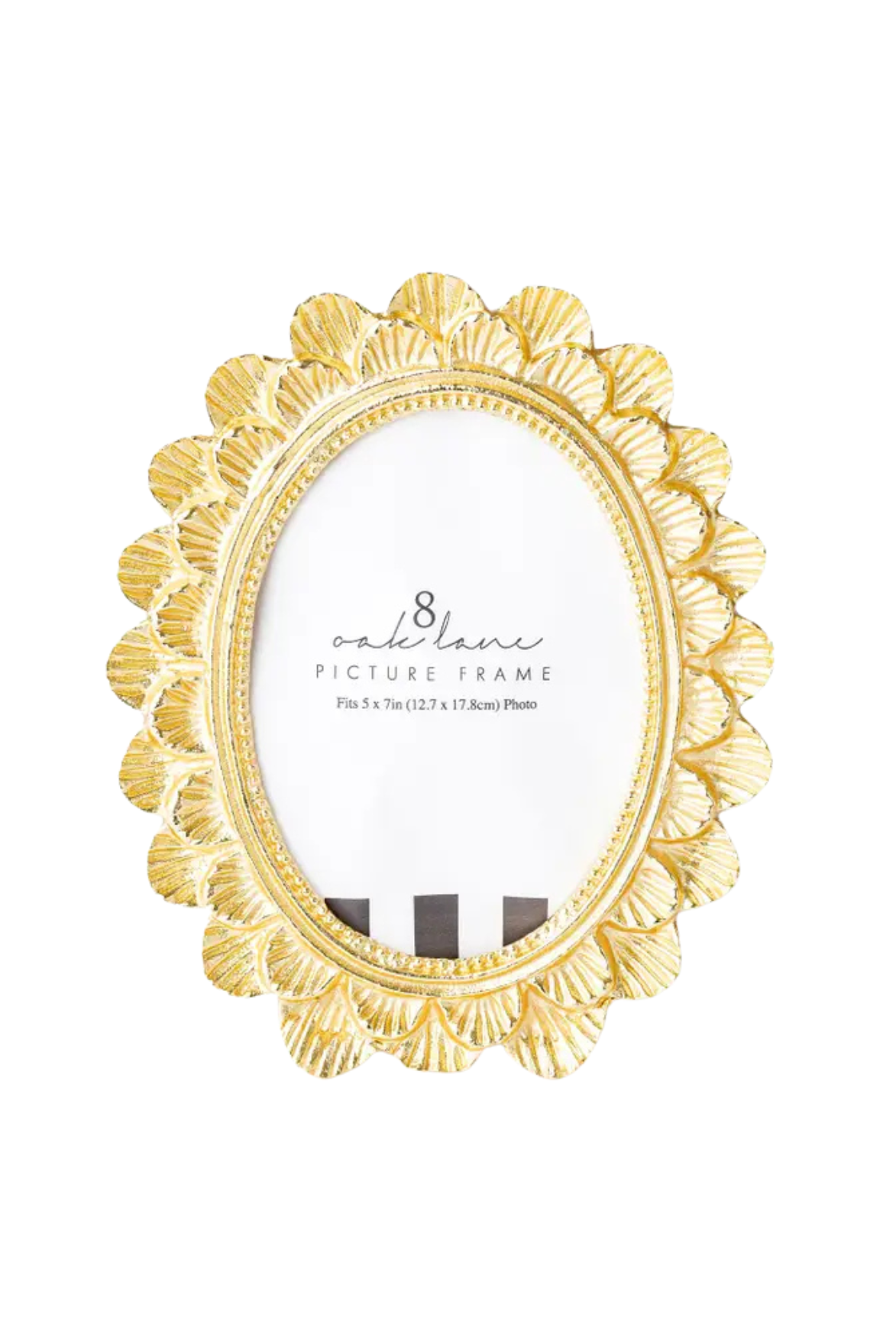 Gold Scalloped 5x7 Picture Frame
