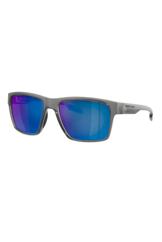 Native | Breck Sunglasses in Matte Smoke Crystal