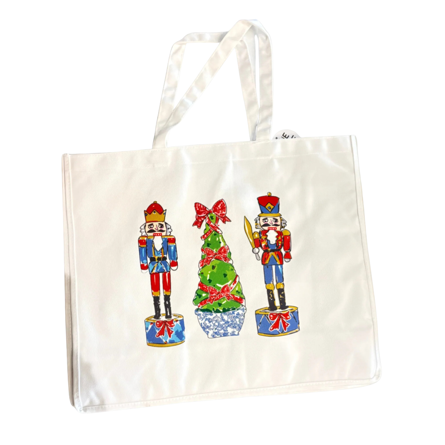 Jane Marie Festive Nutcracker Large Tote